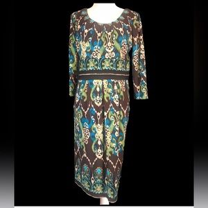Chris Mclaughlin Multi Color Dress SZ 12